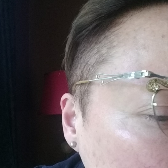 Flashy cateyes! These real deal vintage - Picture 4 of 6